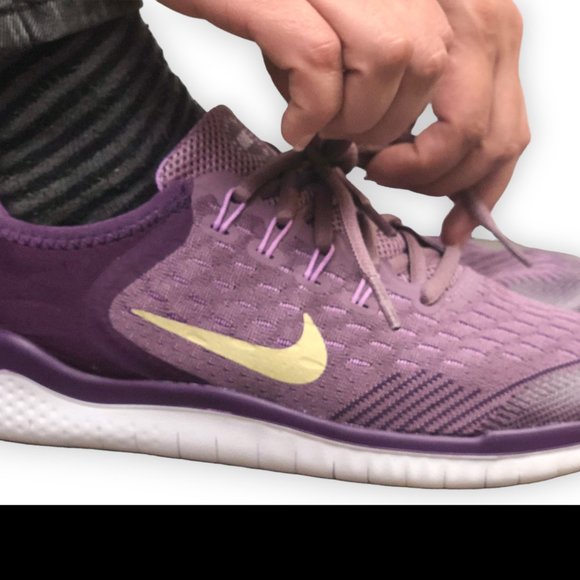 Brand New Nike Free RN purple/mauve sneakers - Picture 7 of 8